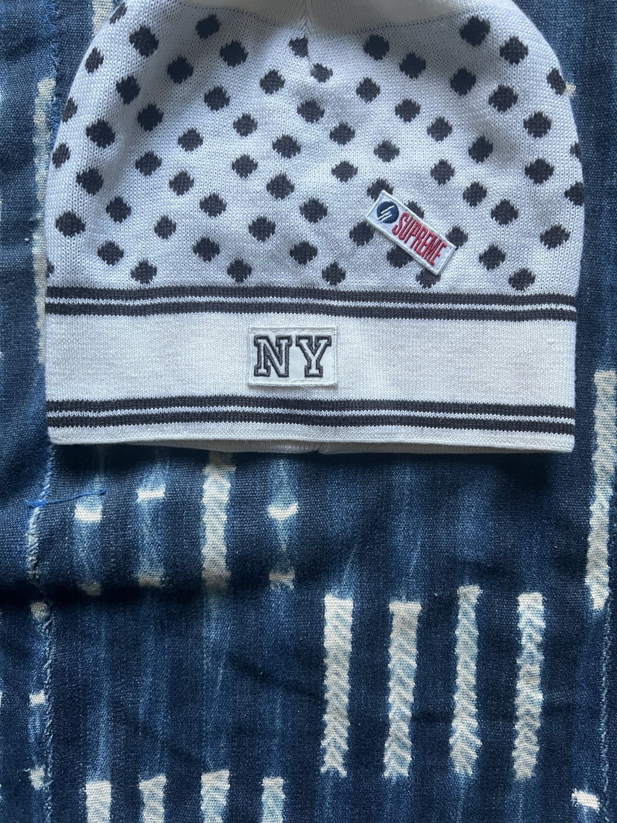 Supreme Supreme Jacquard Patch Beanie 2000FW Size ONE SIZE - 4 Thumbnail
