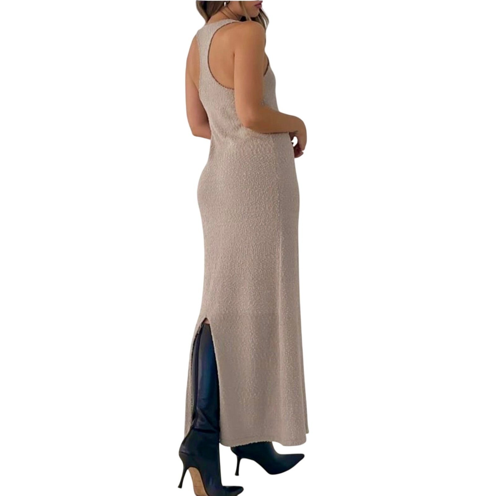 Other Rumored Cloud Nine Maxi Dress XS Taupe Earth Tones Textured Size XS / US 0-2 / IT 36-38 - 2 Thumbnail