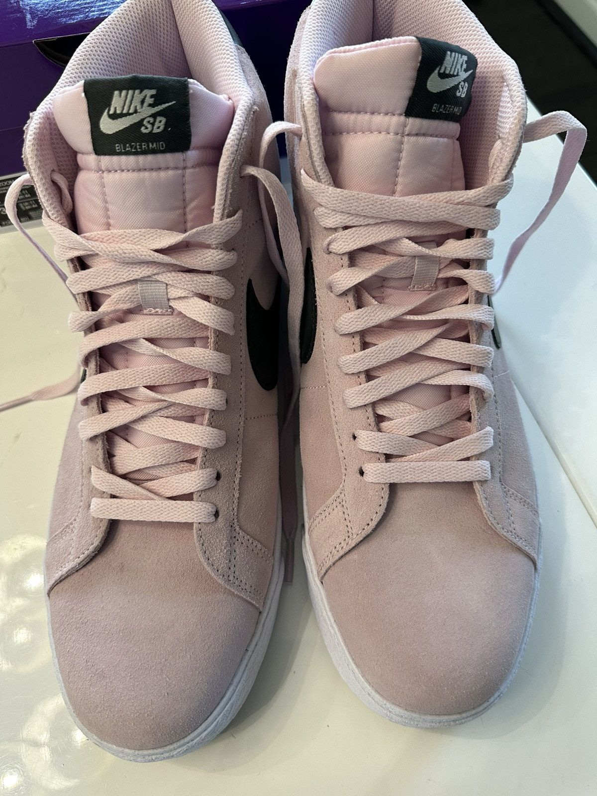 Nike Nike SB Zoom Blazer Mid Pink Size US 12 / EU 45 - 1 Thumbnail