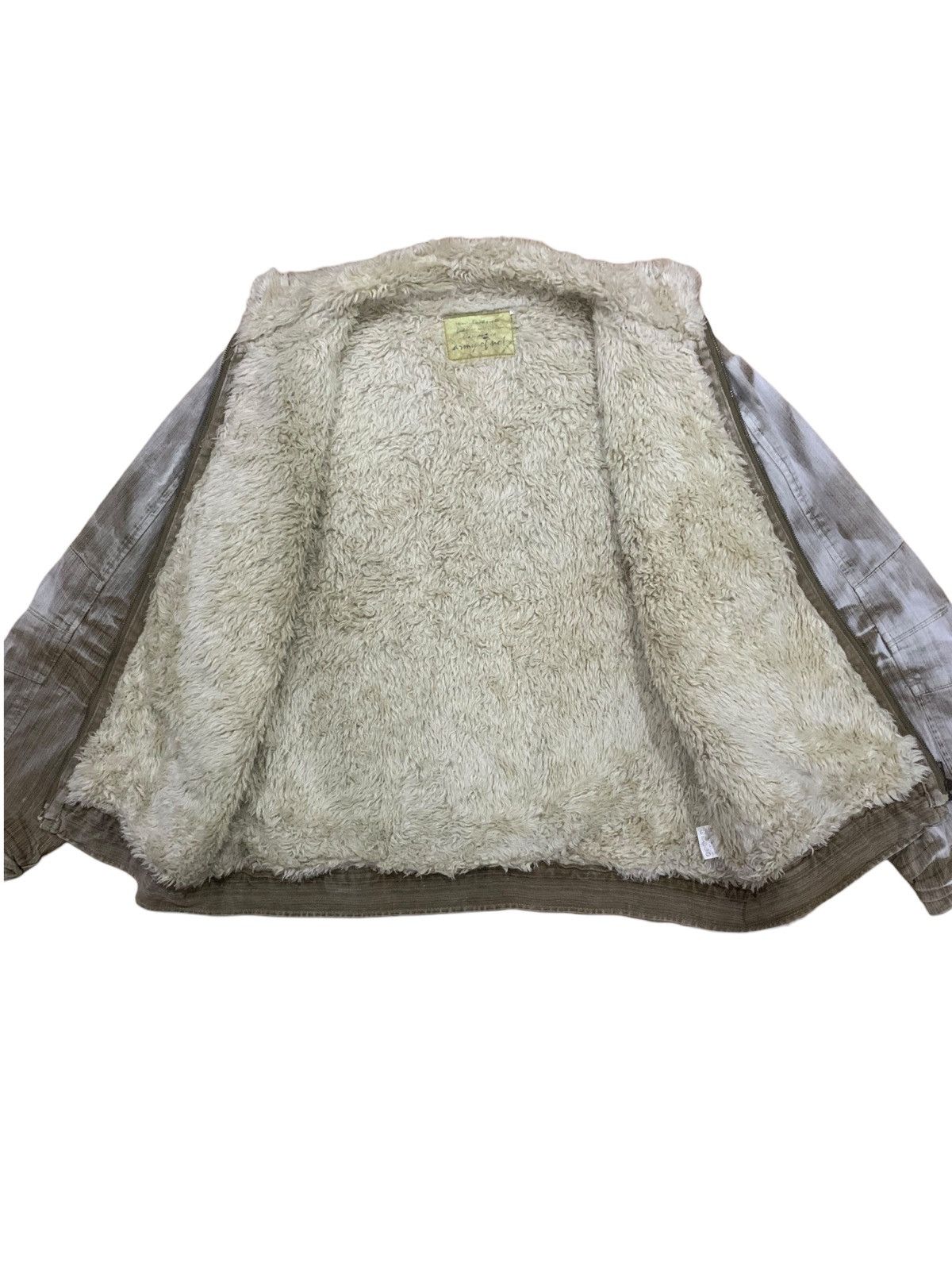 14th Addiction × If Six Was Nine × Japanese Brand Vintage Army Of Mol Fur Sherpa Bomber Jacket Size US L / EU 52-54 / 3 - 9 Thumbnail