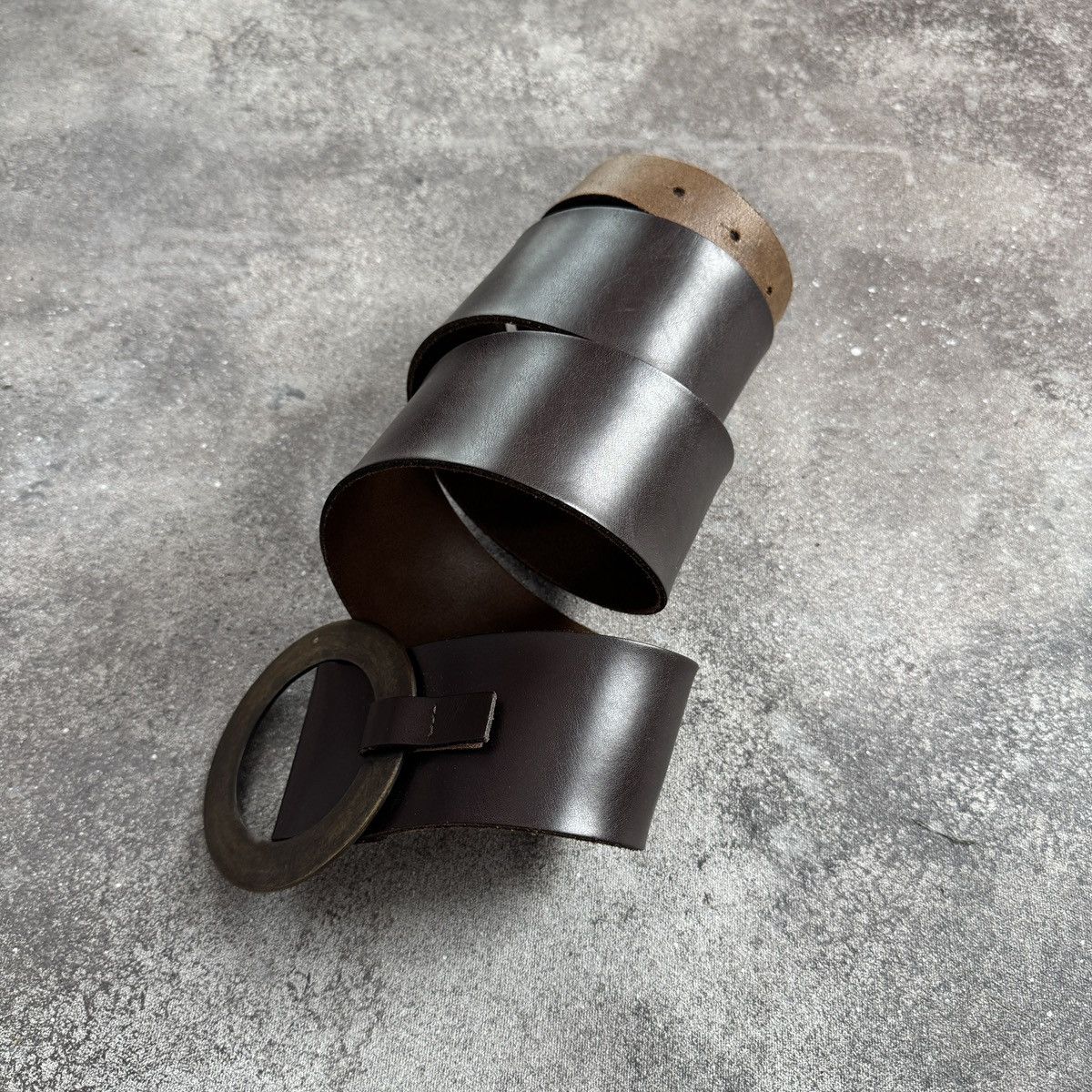Hysteric Glamour Avant Garde Archive Real Leather Wide Statement Belt Size ONE SIZE - 3 Thumbnail