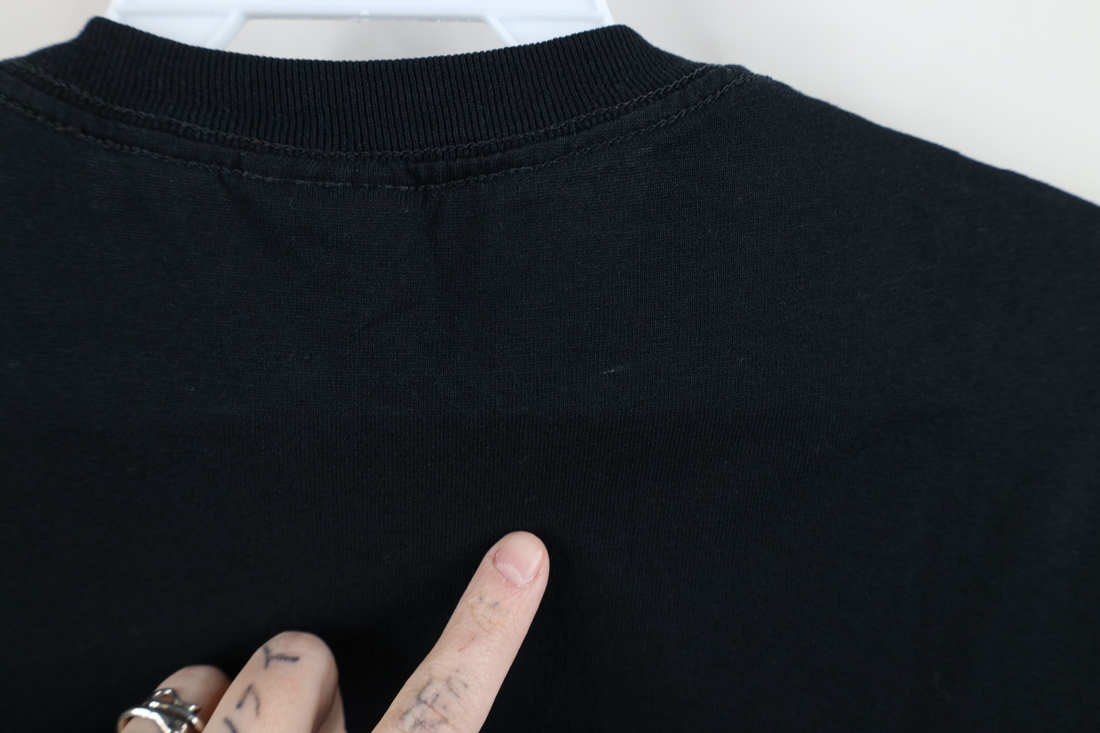Vintage Vintage 90s Streetwear Short Sleeve T-Shirt Black Cotton Size US S / EU 44-46 / 1 - 9 Thumbnail