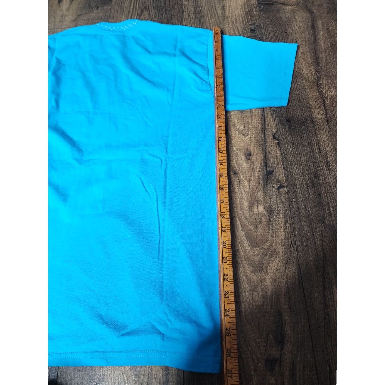 Jerzees VINTAGE Jerzees T-Shirt Embroidered Flamingo Tropical Crew Neck Short Sleeve Women M Blue 90s Concert? Size M / US 6-8 / IT 42-44 - 3 Thumbnail