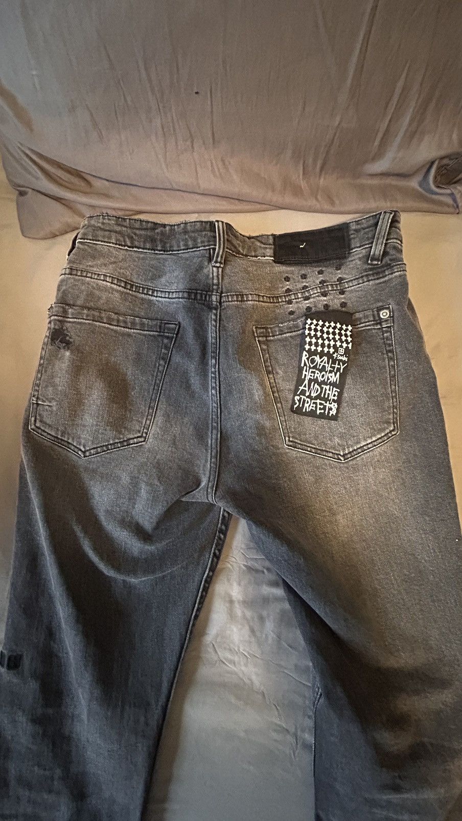 Designer × Ksubi SIZE 34 KSUBI JEANS VAN WRINKLE Size US 34 / EU 50 - 3 Thumbnail