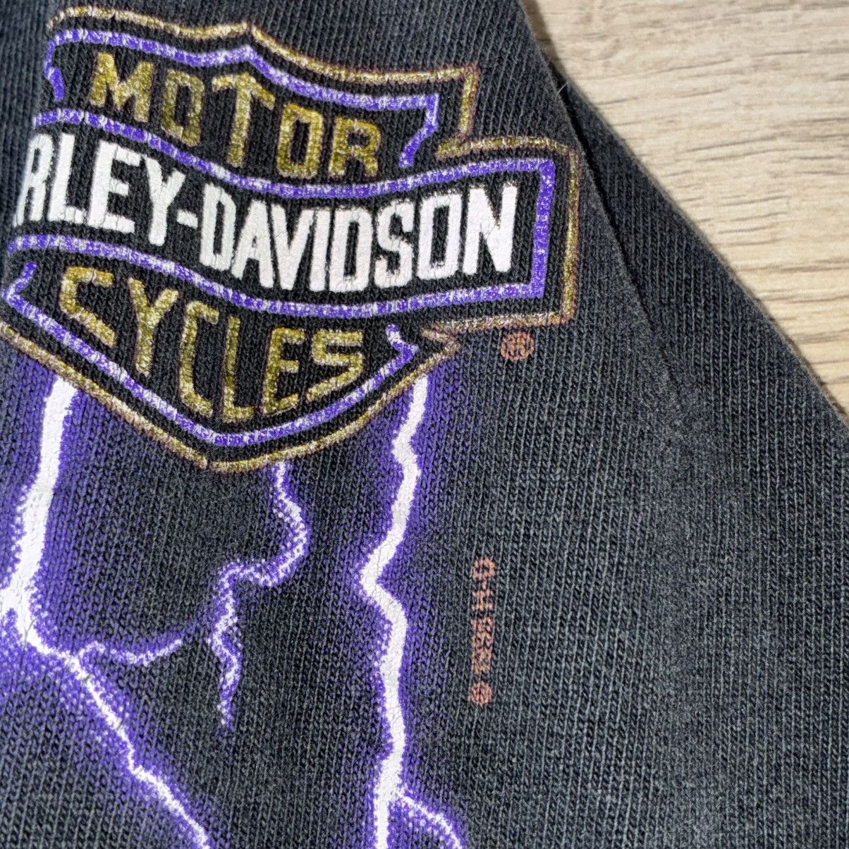 Harley Davidson 90s Harley Davidson lightning long sleeve tee Size US M / EU 48-50 / 2 - 3 Thumbnail