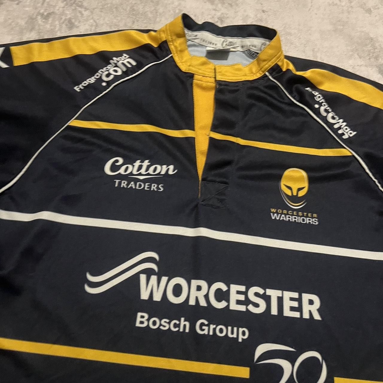 Cotton Traders Worcester Warriors 2013/2014 black rugby jersey Size US L / EU 52-54 / 3 - 2 Thumbnail