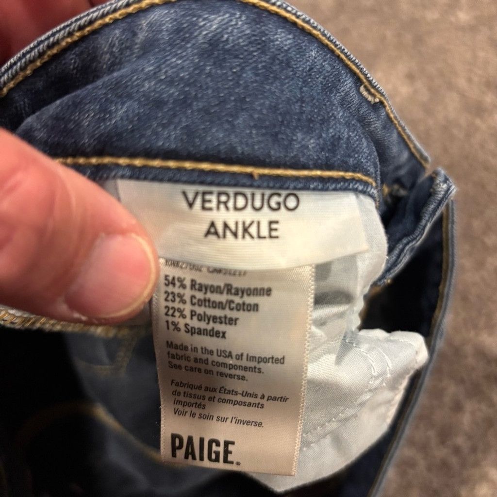 Paige Women’s PAIGE Ankle Jeans Size 28" / US 6 / IT 42 - 4 Thumbnail