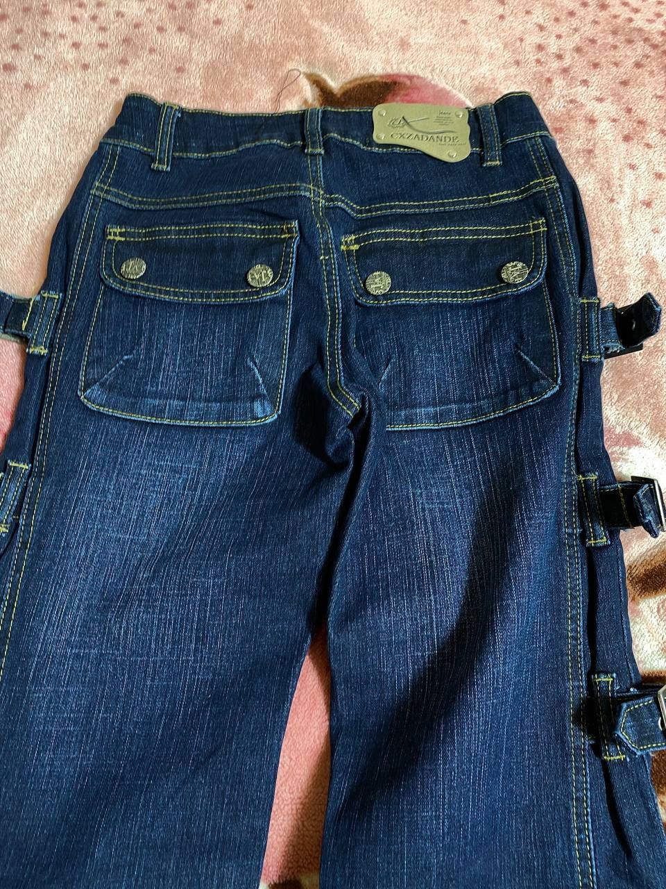Japanese Brand Y2k rick owen style custom denim distressed baggy jeans Size US 28 / EU 44 - 5 Thumbnail
