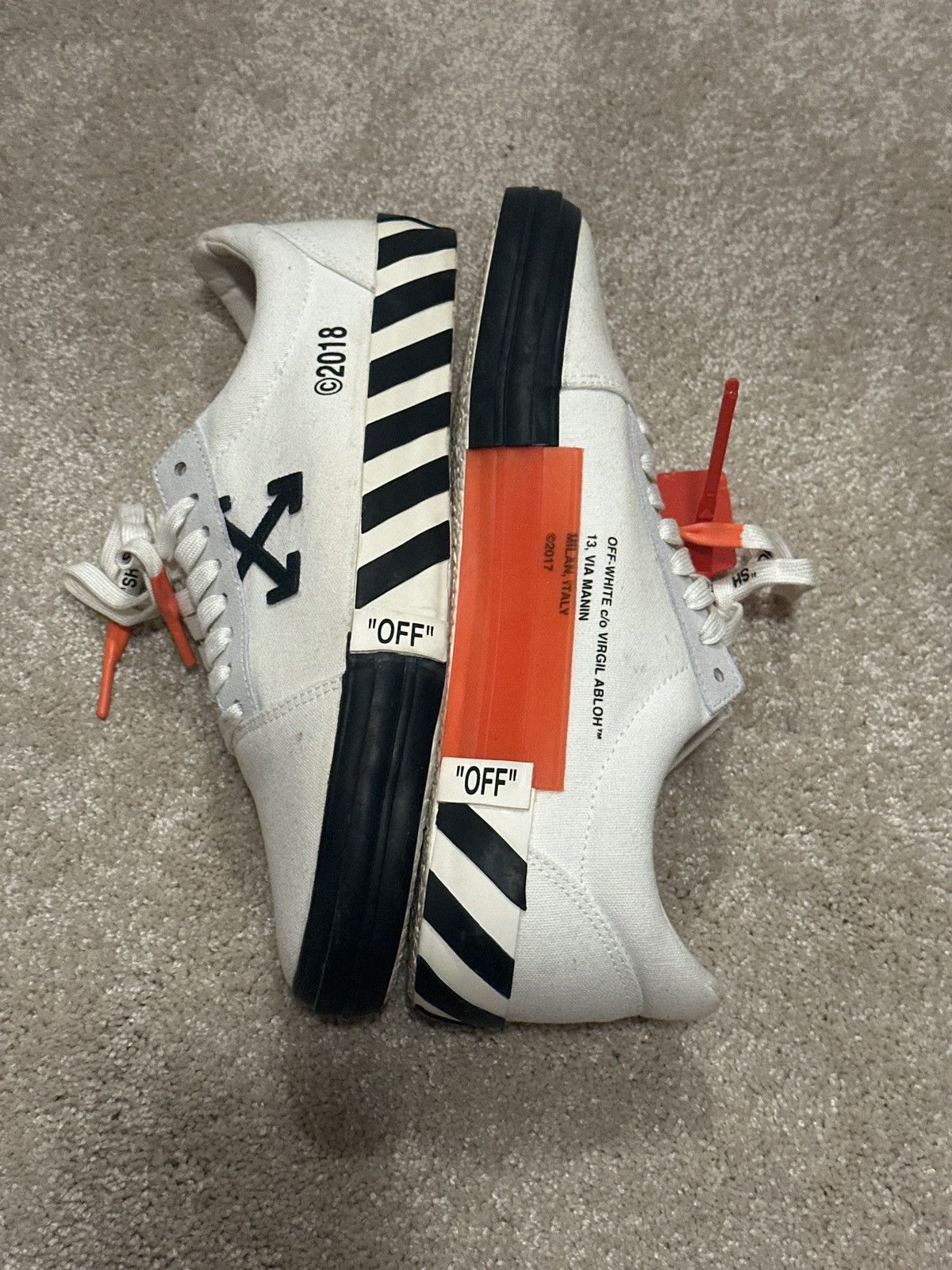 Off White Vulc White | Grailed