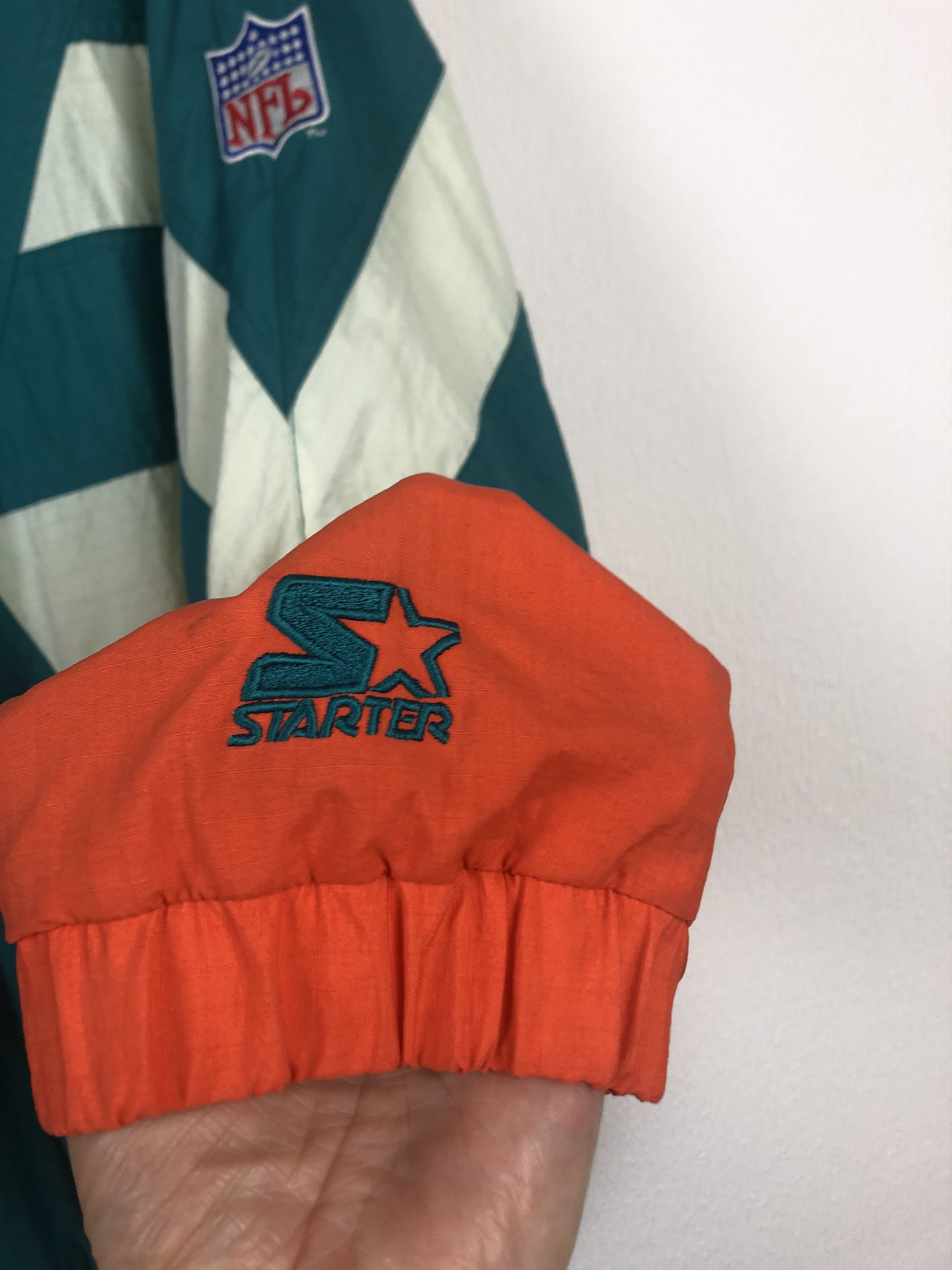 NFL × Starter × Vintage Vintage 90s NFL Starter Miami Dolphins Jacket Rare Hype Size US XL / EU 56 / 4 - 7 Thumbnail