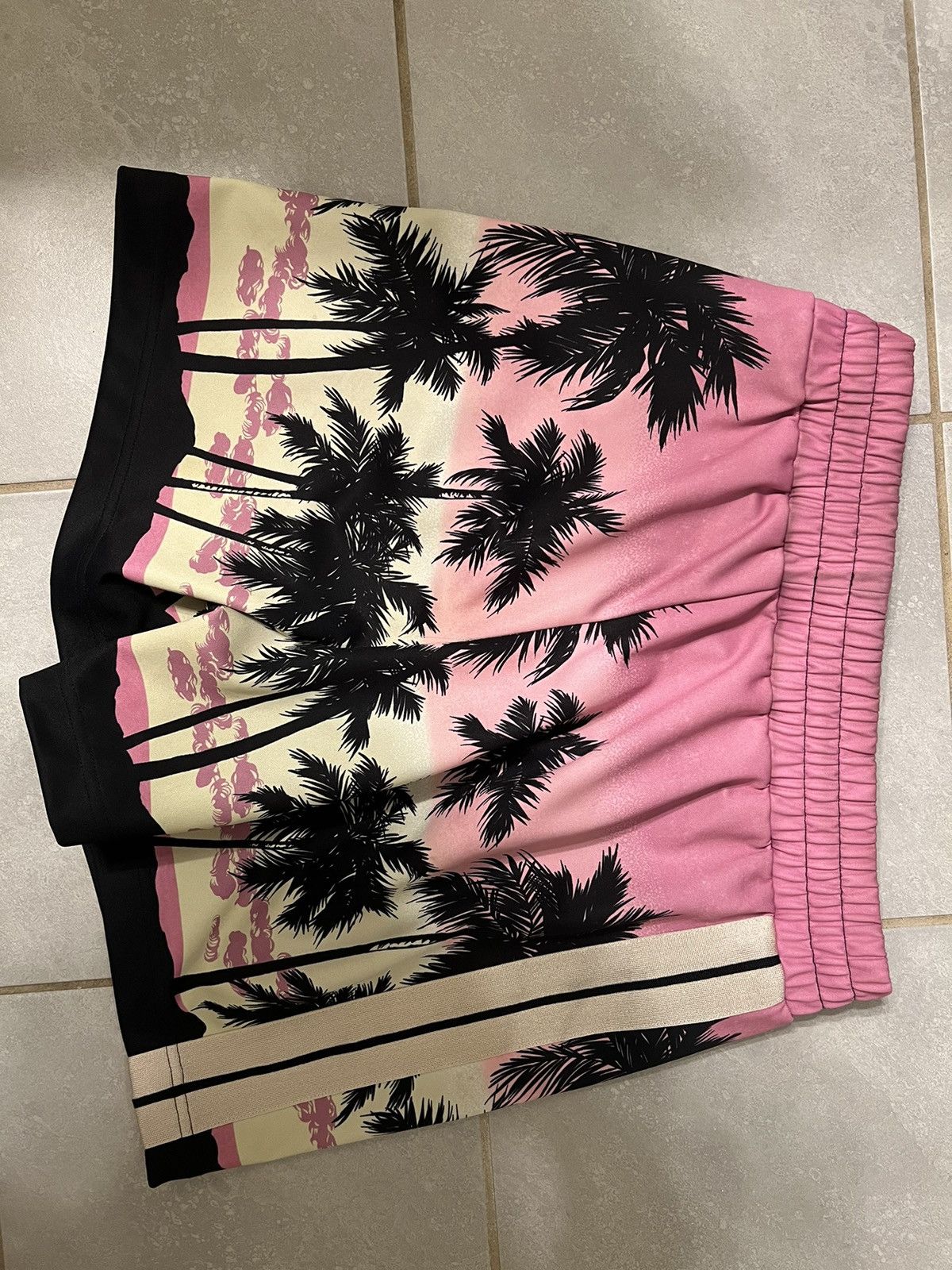Palm Angels Palm Angels Sunset Tropical Track Shorts Size US 36 / EU 52 - 4 Thumbnail