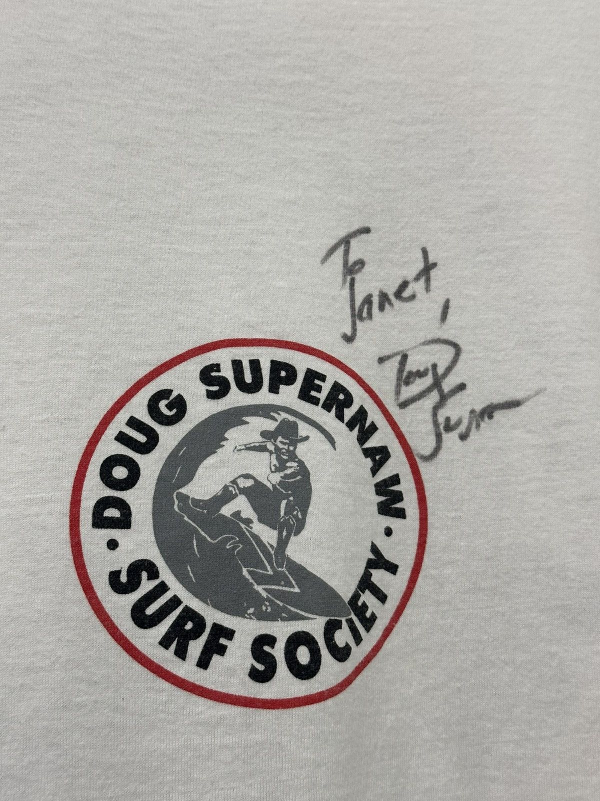 Country Road Vtg 90s Doug Supernaw Surf Society 1993 Autographed Tshirt Size US M / EU 48-50 / 2 - 4 Thumbnail
