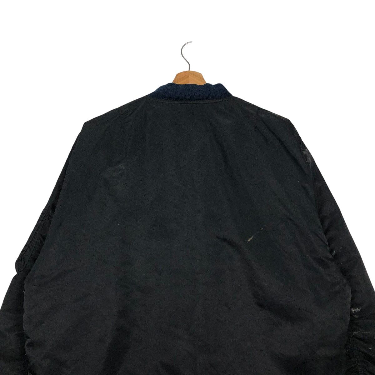 Japanese Brand 🔥VINTAGE BOMBER JACKET MA-1 MILITARY IRISH ISSEY MIYAKE Size US M / EU 48-50 / 2 - 11 Thumbnail