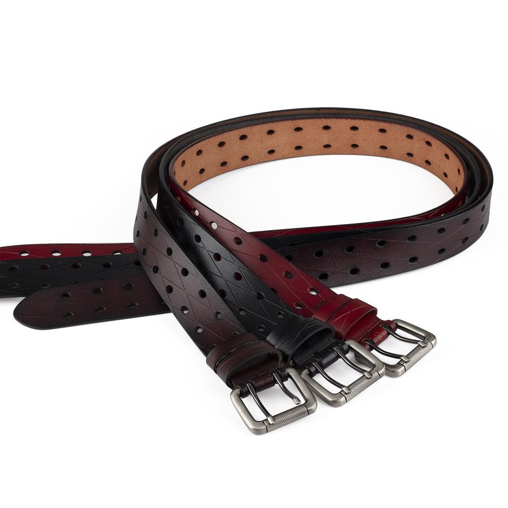 Designer Matchless Vintage Belt Riveted Belts Menswear Accessories Size ONE SIZE - 2 Thumbnail