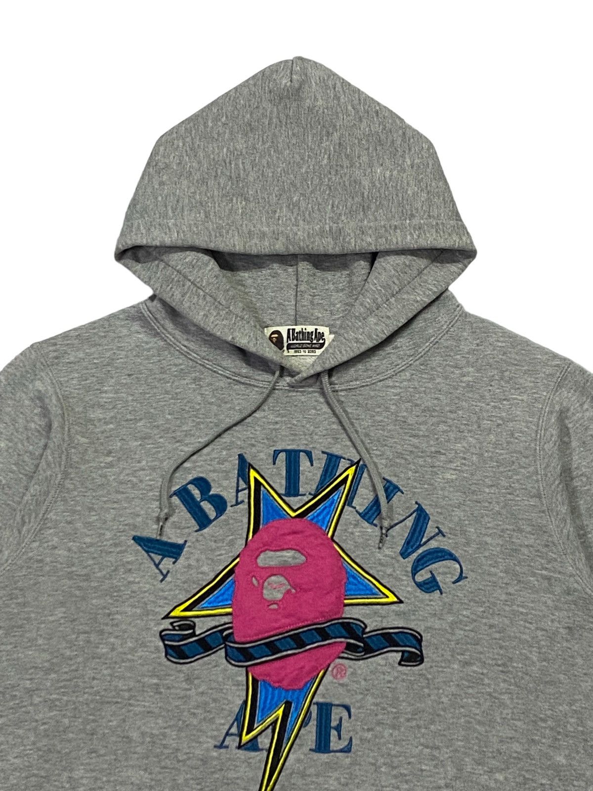 Bape A Bathing Ape Sta Embroided College Logo Hoodie Size US M / EU 48-50 / 2 - 19 Thumbnail