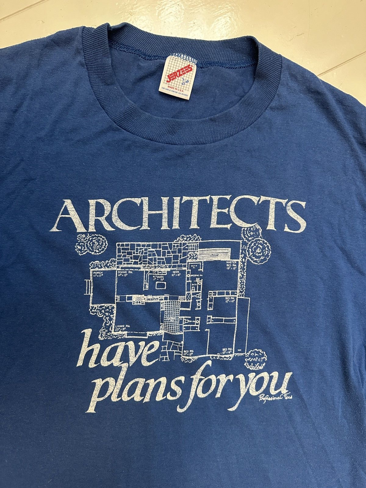 Jerzees × Vintage Vintage Jerzees Made in USA Architect Tee Size US L / EU 52-54 / 3 - 1 Thumbnail