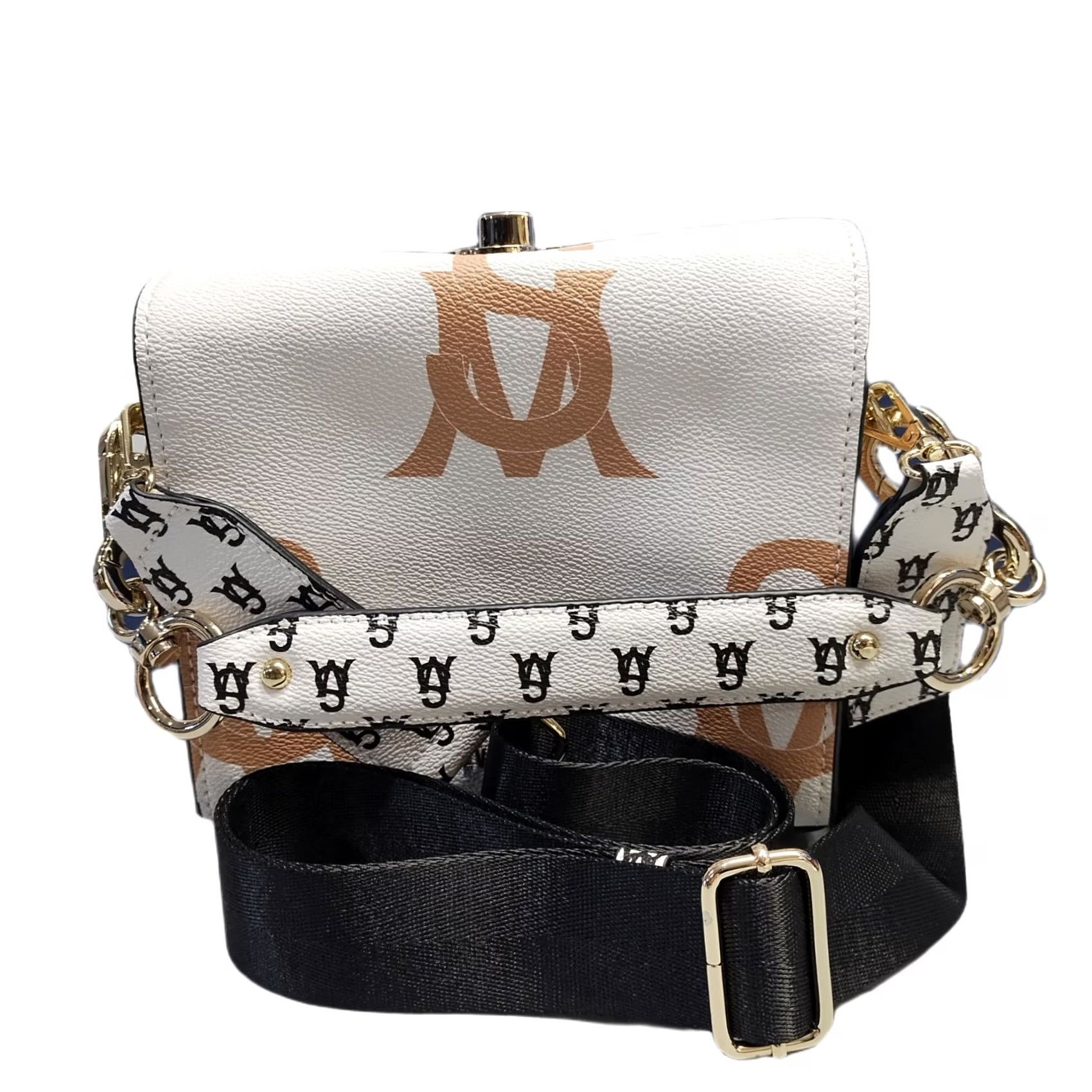Steve Madden Steve Madden Bag Crossbody Womens Medium Multi Metallic Logo Detachable Strap Size ONE SIZE - 2 Thumbnail