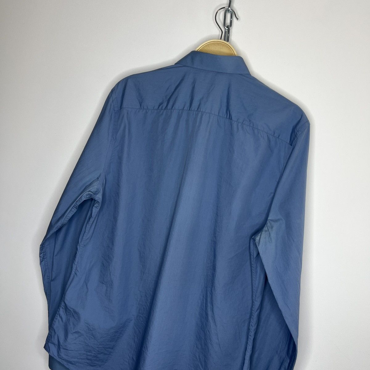 Prada Prada Cotton Shirt Button Up Classic Luxury Navy Blue Size US M / EU 48-50 / 2 - 10 Thumbnail