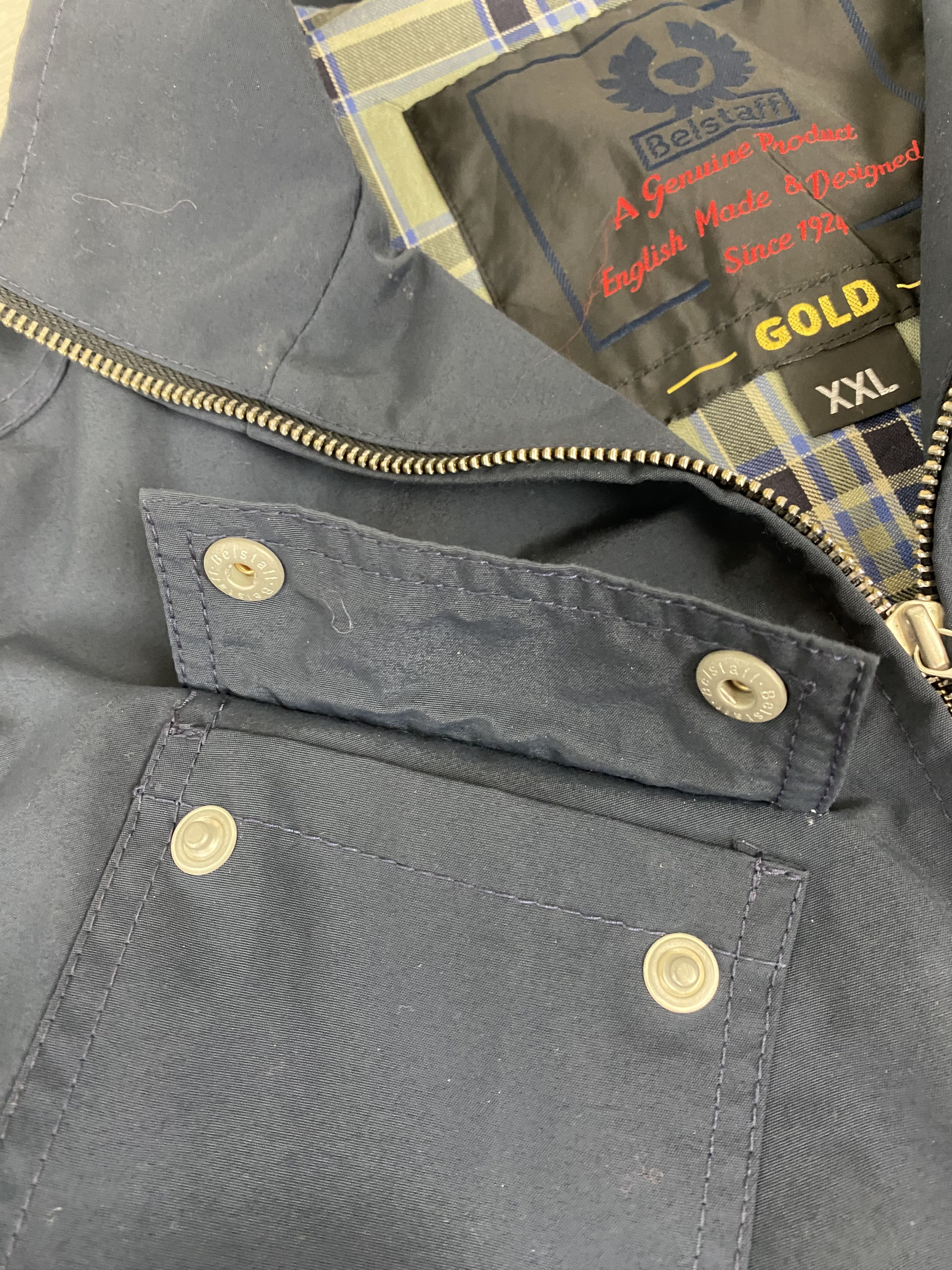 Belstaff Belstaff Vintage Gold Label Bomber Jacket Size US XXL / EU 58 / 5 - 9 Thumbnail