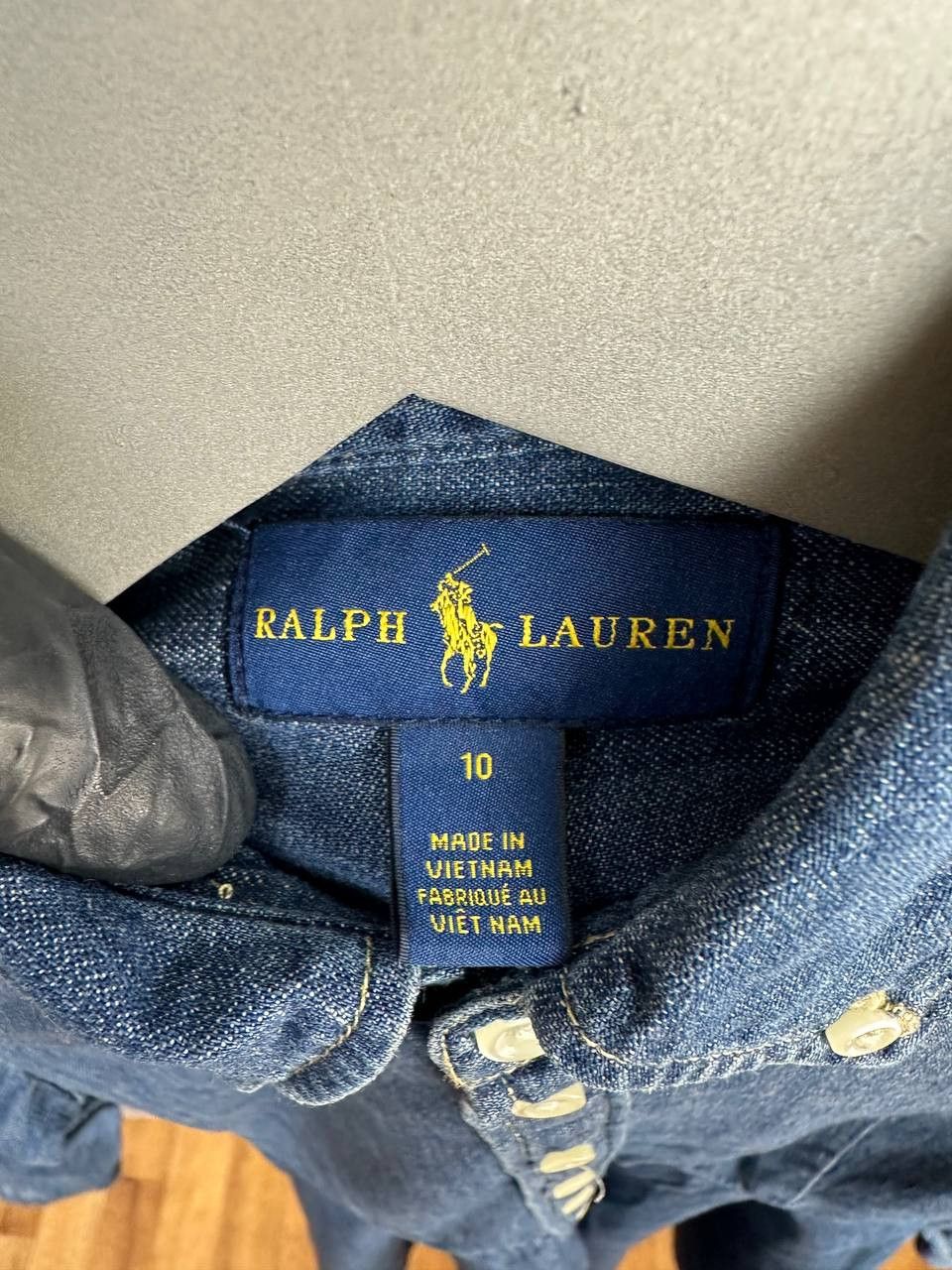 Ralph Lauren Ralph Lauren Kids Girls Denim Shirt Dress with Belt Blue Size XXS / US 00 / IT 34 - 12 Thumbnail