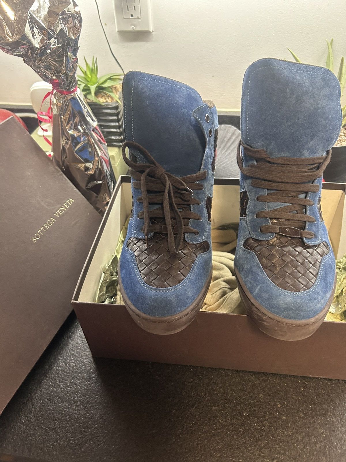Bottega Veneta Bottega Venetta High Top Sneakers Size US 10 / EU 43 - 6 Thumbnail