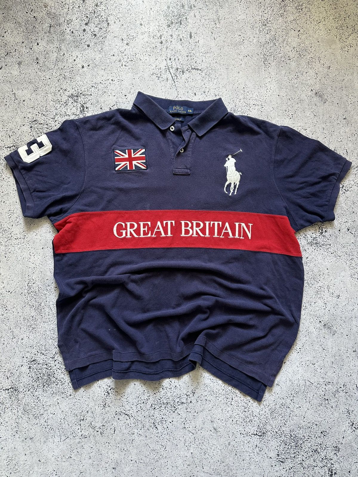Polo Ralph Lauren Vintage Polo Ralph Lauren Great Britain Chief Keef Y2K USA Size US XXL / EU 58 / 5 - 1 Thumbnail