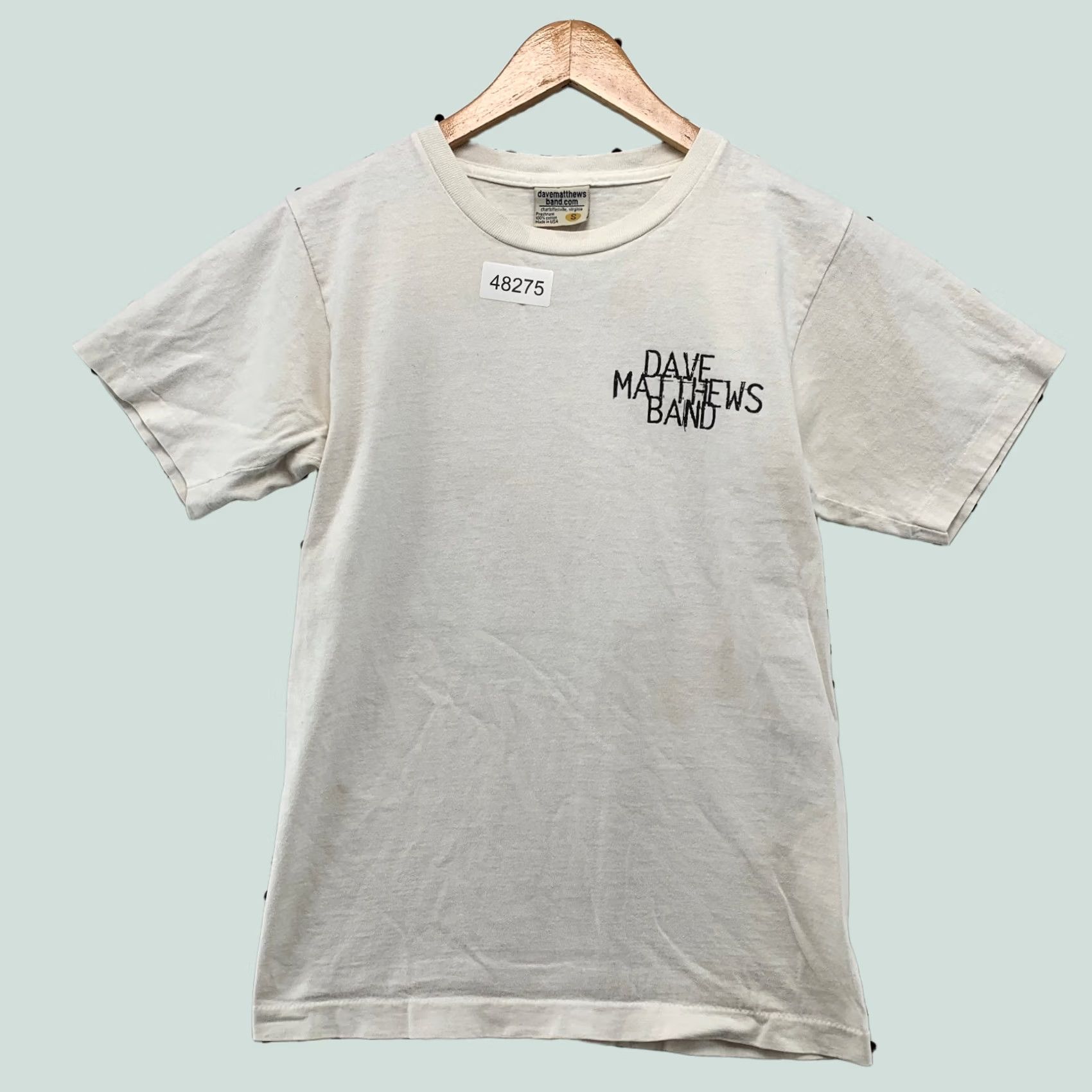 Vintage Dave Matthews Band FIredancer T Shirt Mens Small White Graphic Made In Usa Size US S / EU 44-46 / 1 - 1 Thumbnail