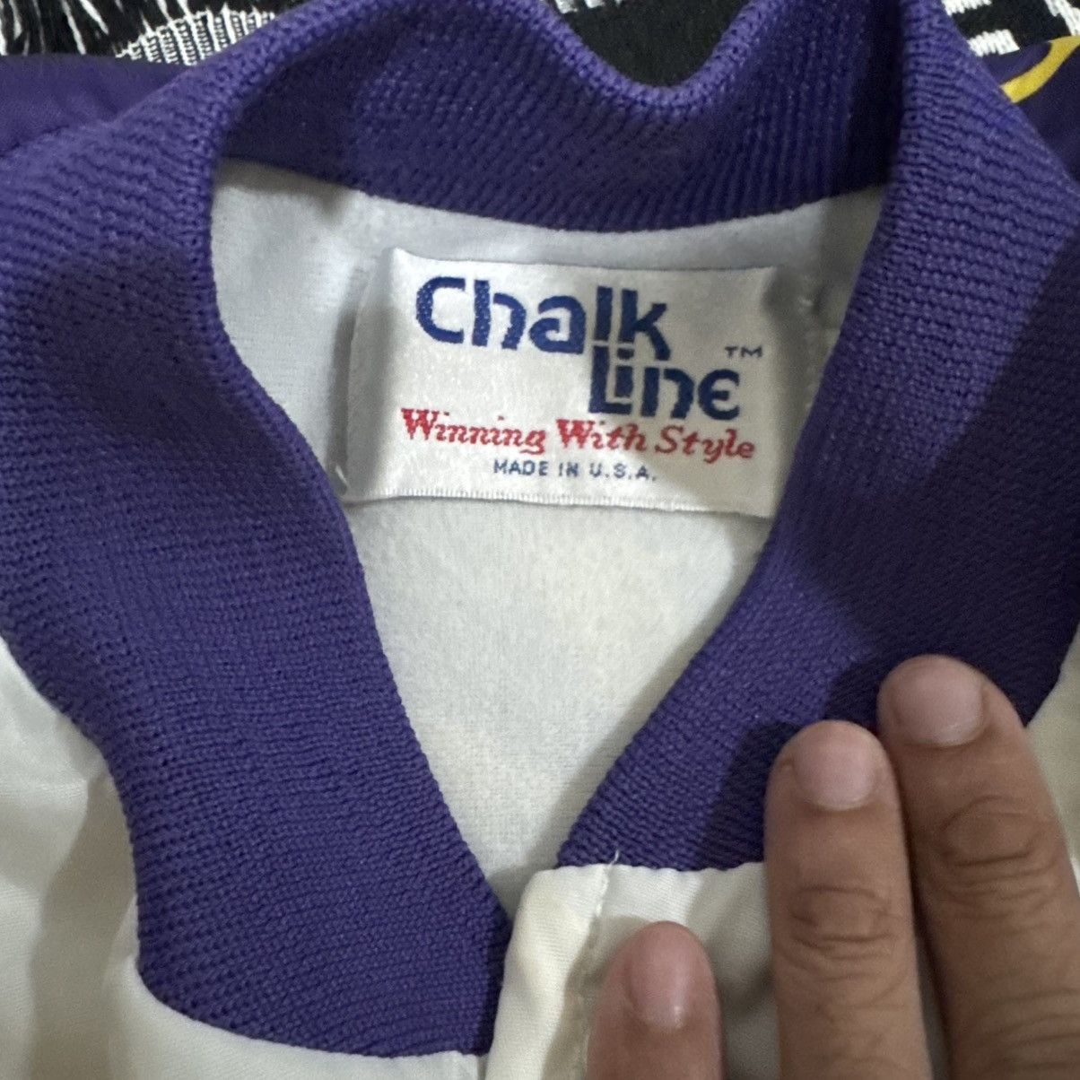 Other Vintage Los Angeles Lakers Chalk Line Jacke Size US M / EU 48-50 / 2 - 3 Thumbnail