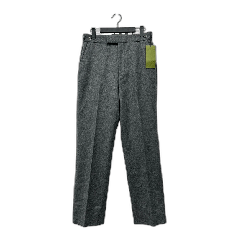Gucci Gucci Gray Wool Trousers Size 44 Size US 44 / EU 60 - 1 Thumbnail
