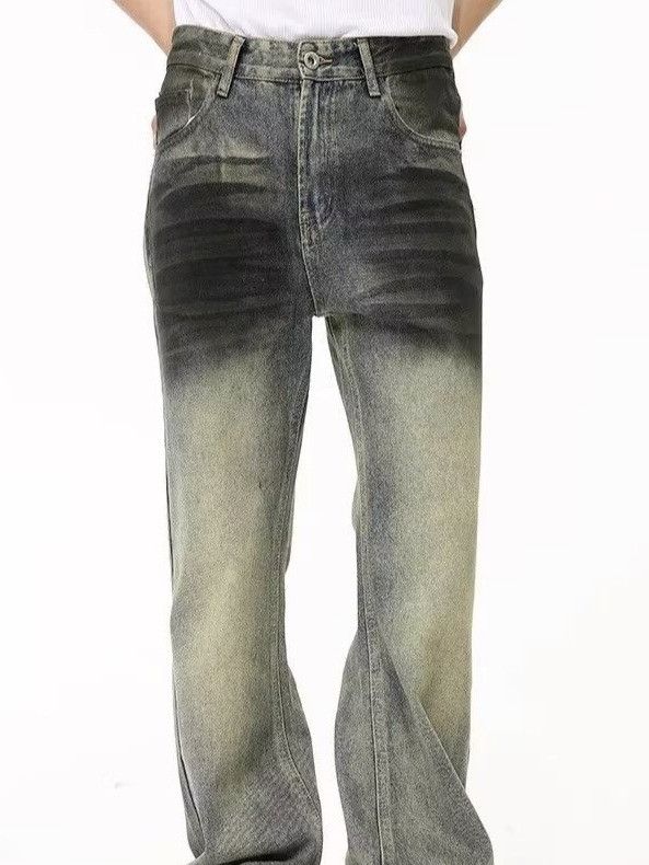 Japanese Brand × Jean Retro straight leg high street jeans Size US 32 / EU 48 - 5 Thumbnail