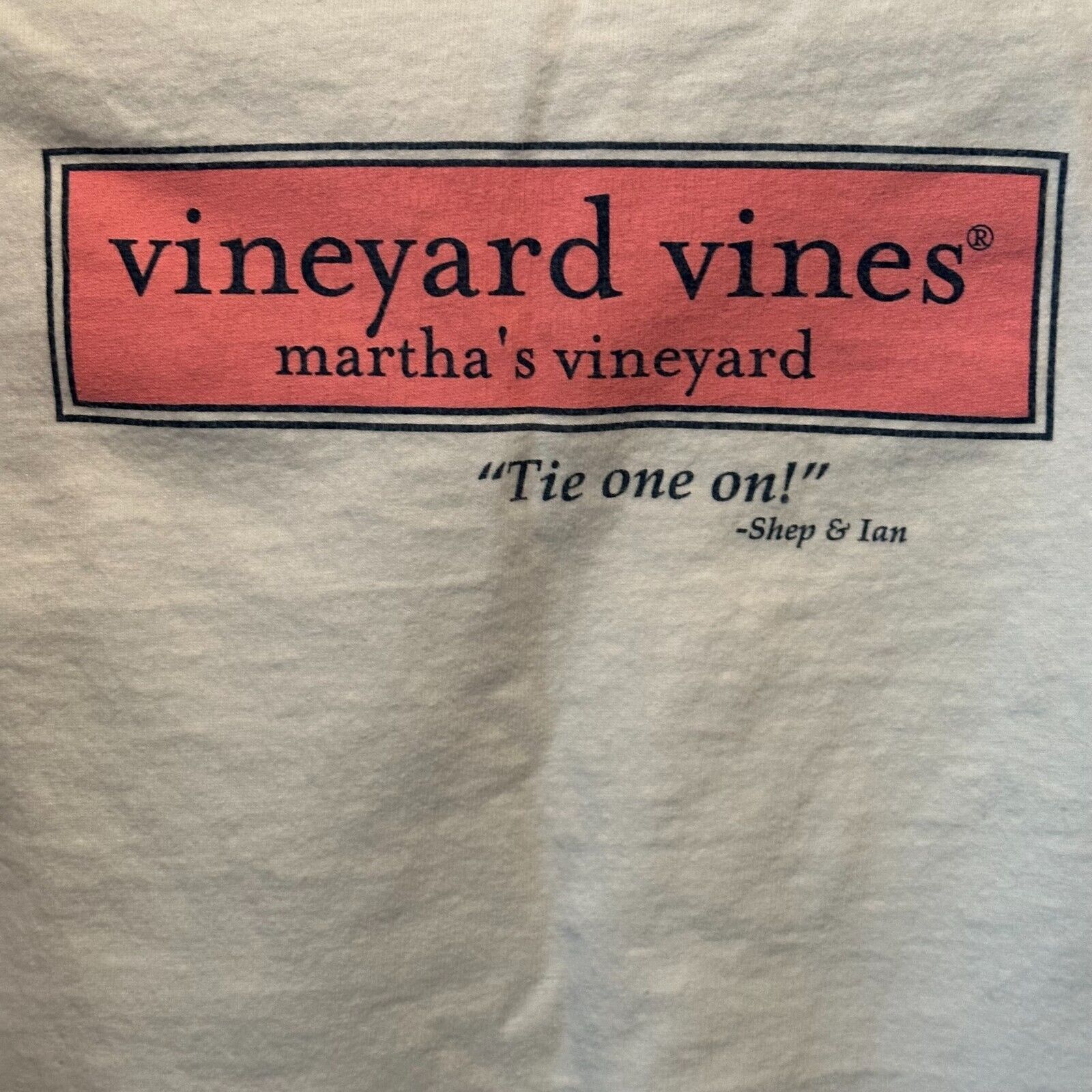 Vineyard Vines Vineyard Vines-"Tie One On" Long Sleeve White T-Shirt YTH M Size US S / EU 44-46 / 1 - 5 Thumbnail