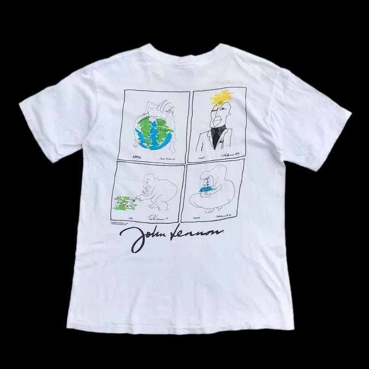 Hard Rock Cafe Vintage Hard Rock Cafe John Lennon Series Size US L / EU 52-54 / 3 - 6 Thumbnail