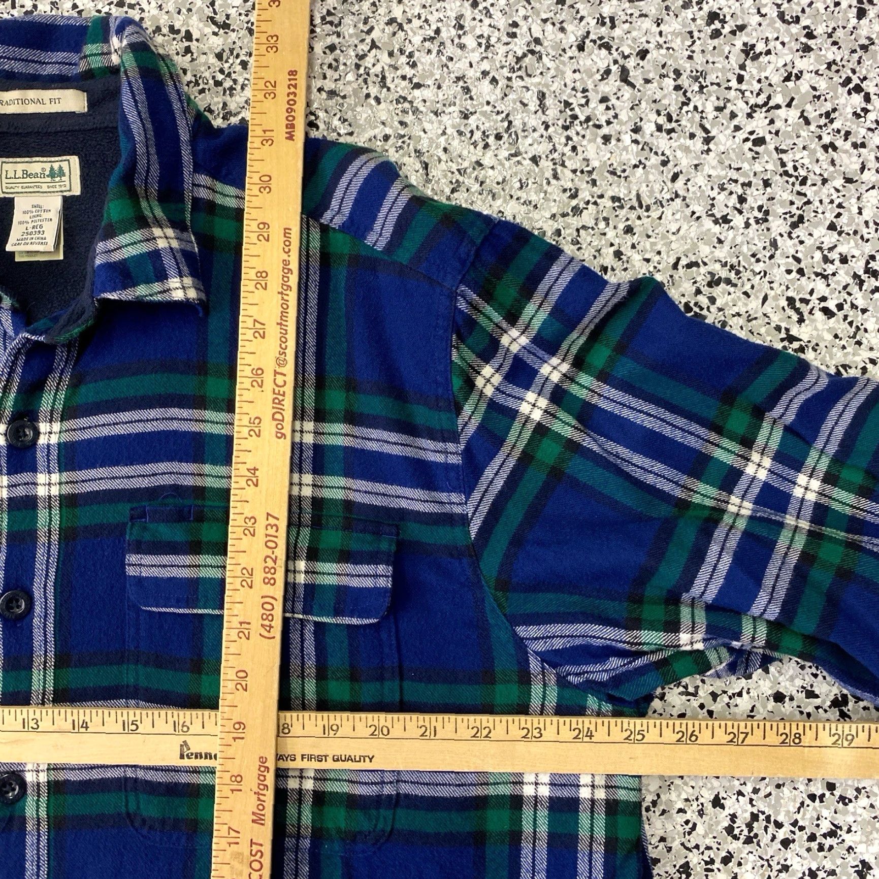 Vintage VINTAGE LL Bean Shirt Mens Large Green Blue Plaid Fleece Lined Jacket Quilted Insulated Pockets 90s USA Outdoor Mens Size US L / EU 52-54 / 3 - 4 Thumbnail