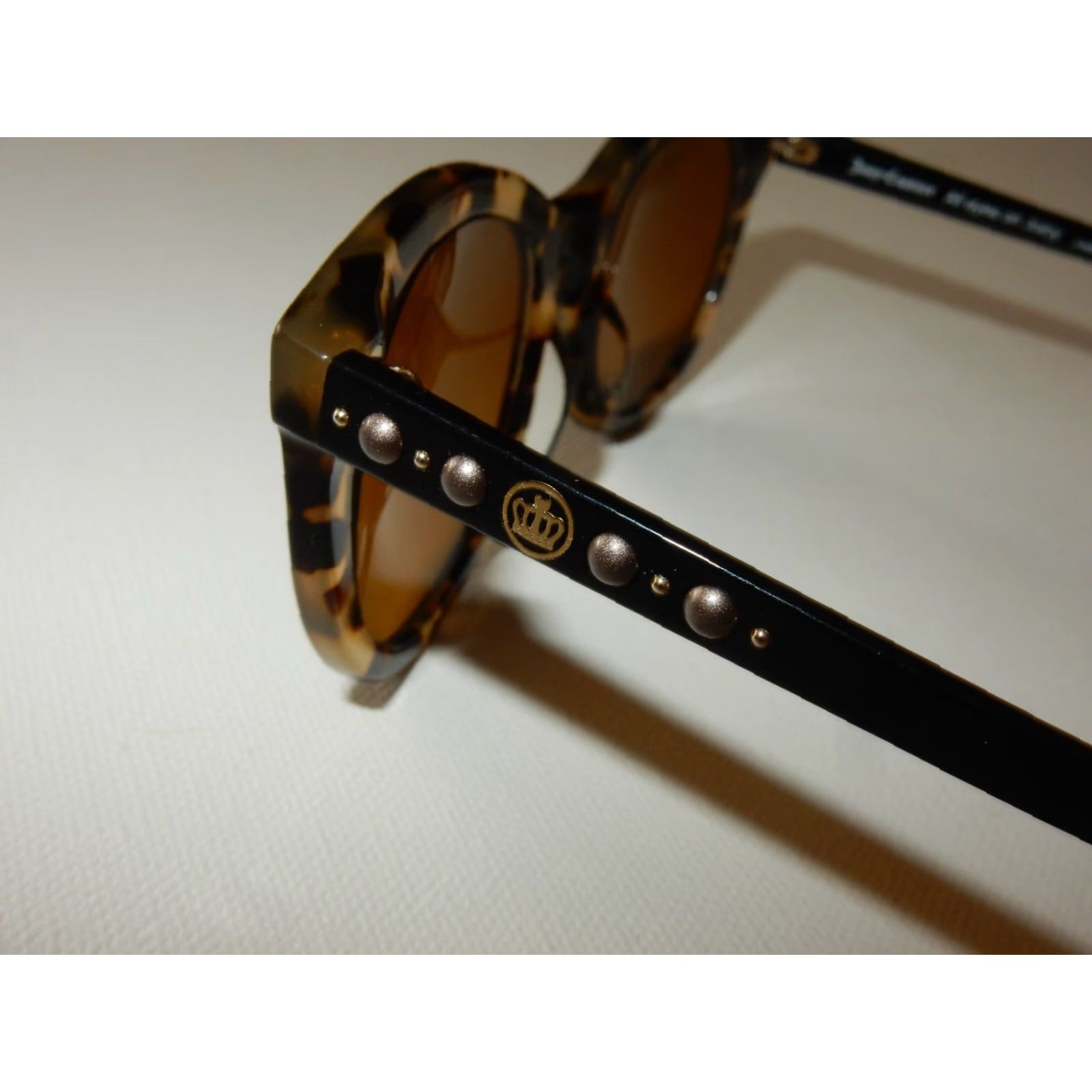Juicy Couture VINTAGE Juicy Couture Sunglasses Frames Only Brown Women 53x21mm Prescription 140 Dkhavana Size ONE SIZE - 4 Thumbnail