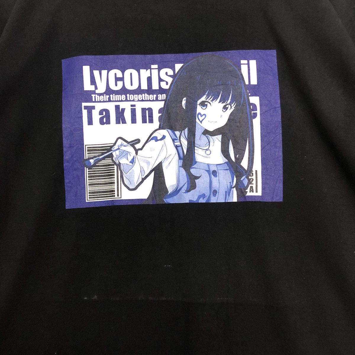 Anime LYCORIS RECOIL TAKINA INOUE ANIME GRAPHIC TSHIRT Size US XL / EU 56 / 4 - 3 Thumbnail