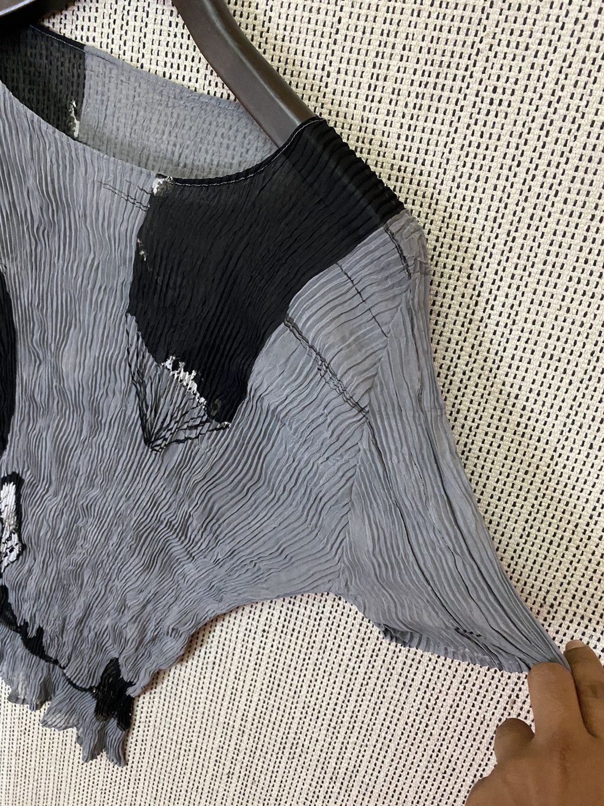Designer × Issey Miyake Vtg issey miyake pleats please shirt stretch freesize Size M / US 6-8 / IT 42-44 - 5 Thumbnail