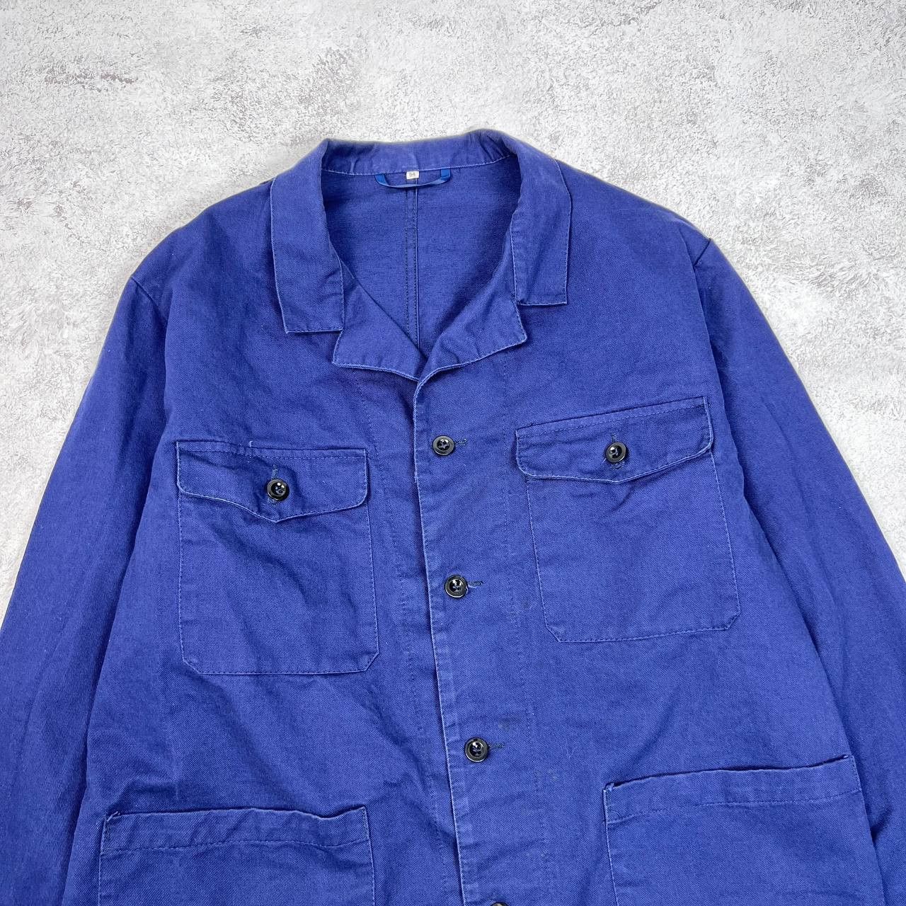 Le Laboureur Vintage 80s French Sanfor Chore Work Jacket Size US L / EU 52-54 / 3 - 2 Thumbnail