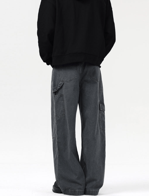 Japanese Brand × Jean Retro functional high street fashion casual cargo trousers Size US 32 / EU 48 - 3 Thumbnail