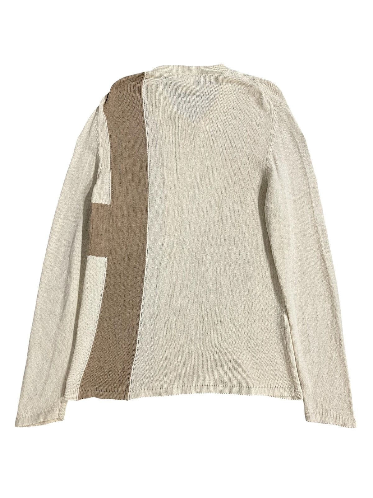 Hermes Vintage Hermes V-neck Sweater Knit Size US L / EU 52-54 / 3 - 2 Thumbnail