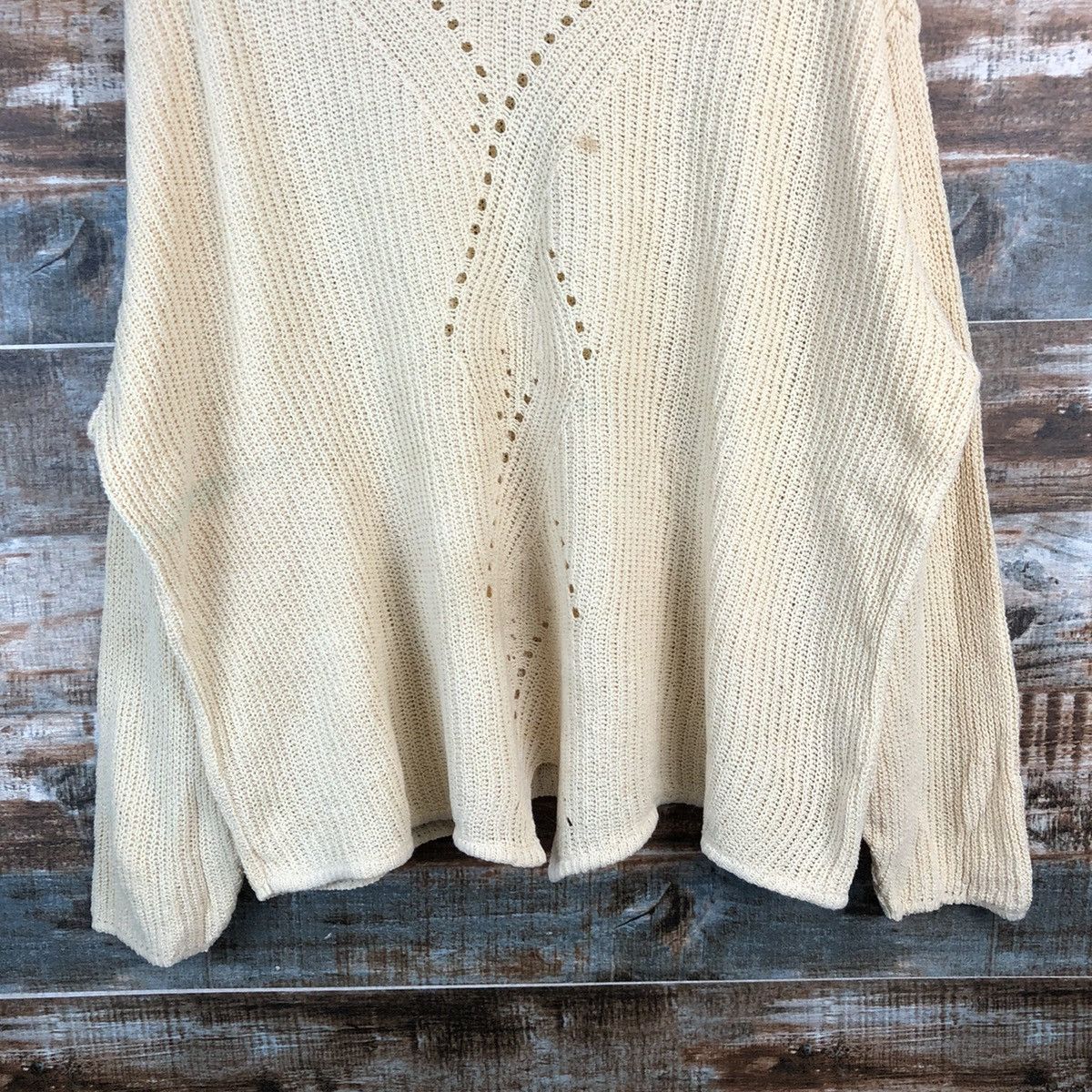 Vintage DL Komo Yellow vintage Knitwear #C565 Size L / US 10 / IT 46 - 3 Thumbnail