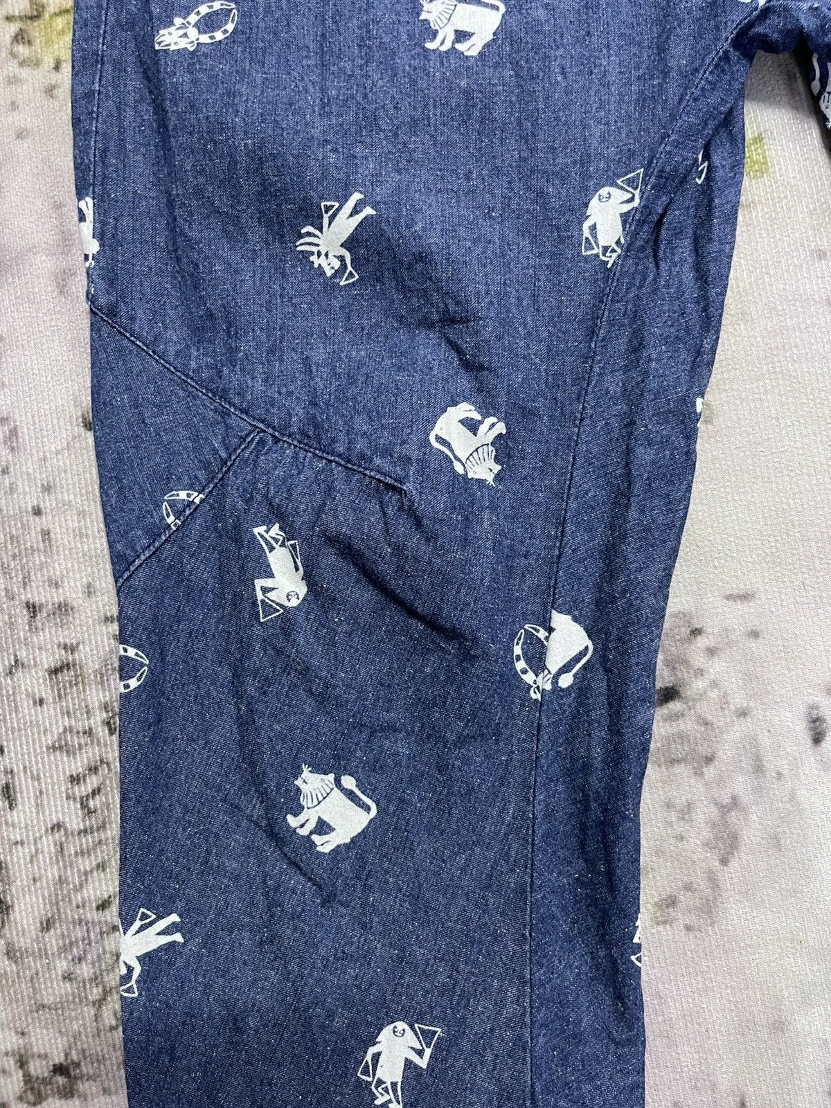 Issey Miyake × Japanese Brand × Ne-Net Ne-net By Issey Miyake Jeans Printed Size US 30 / EU 46 - 4 Thumbnail