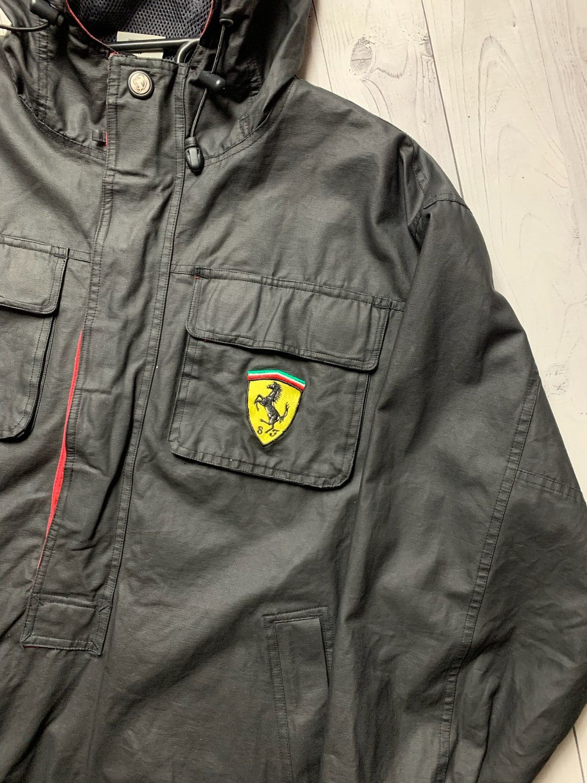 Vintage Vintage Ferrari racing jacket anorak black rare size L Size US L / EU 52-54 / 3 - 4 Thumbnail