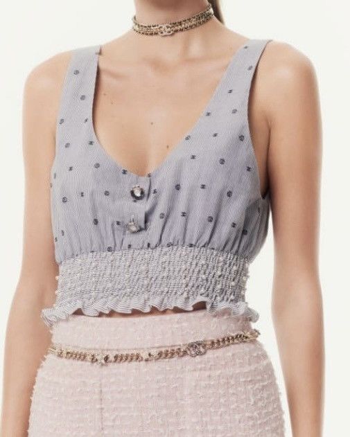 Chanel SS24 - Chanel CC Pearl Waist Multicolor Corset Size XS / US 0-2 / IT 36-38 - 1 Thumbnail