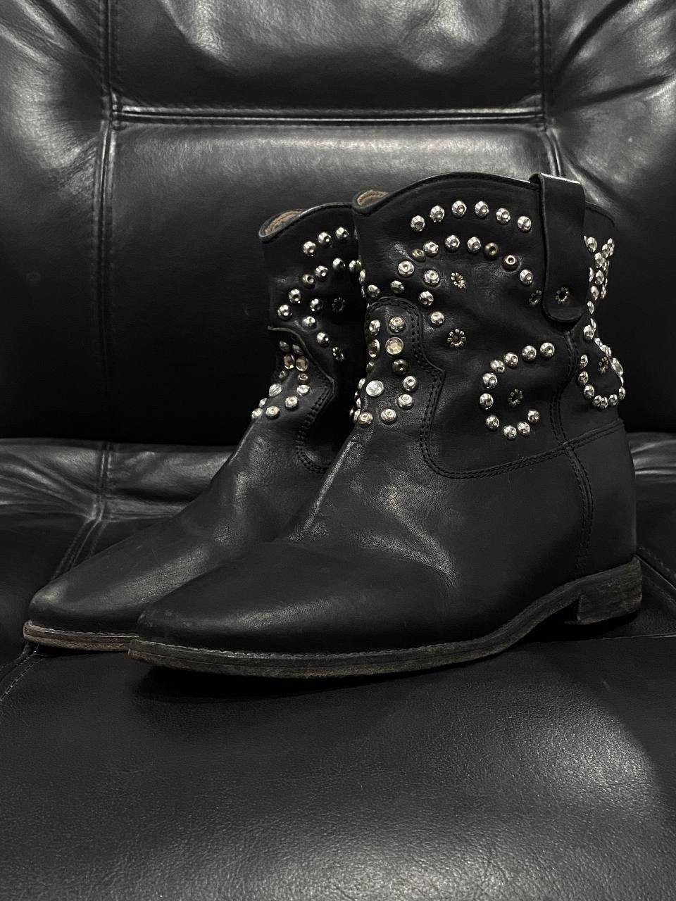 Isabel Marant Isabel Marant Leather Cowboy Boots Size US 9 / IT 39 - 1 Thumbnail