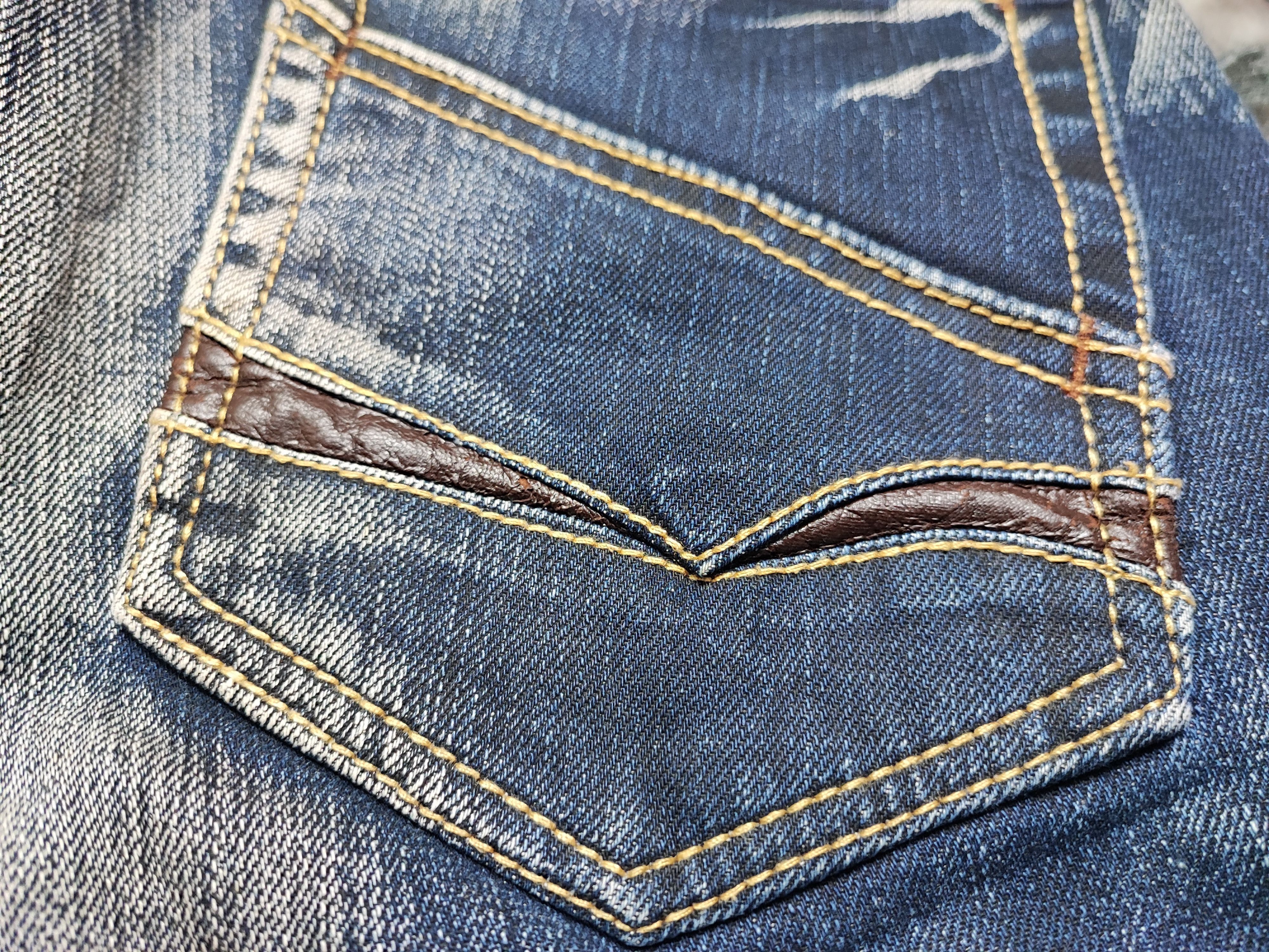 If Six Was Nine Nicole Club Distress Jeans Size US 30 / EU 46 - 17 Thumbnail
