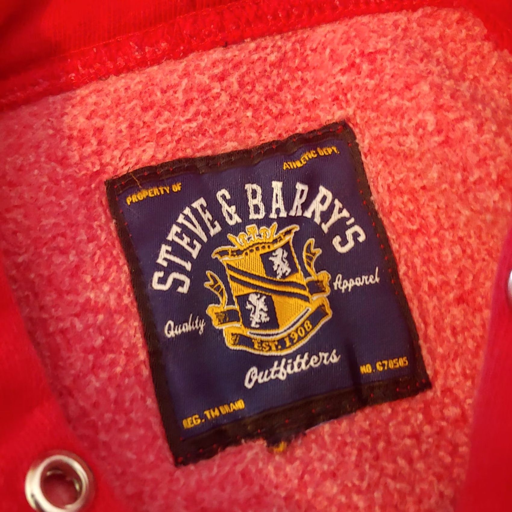 Vintage OSU Buckeyes Hoodie Sweatshirt Small Steve & Barry's Red Knit Embroidered NCAA College Mens Hoodie Size US S / EU 44-46 / 1 - 4 Thumbnail