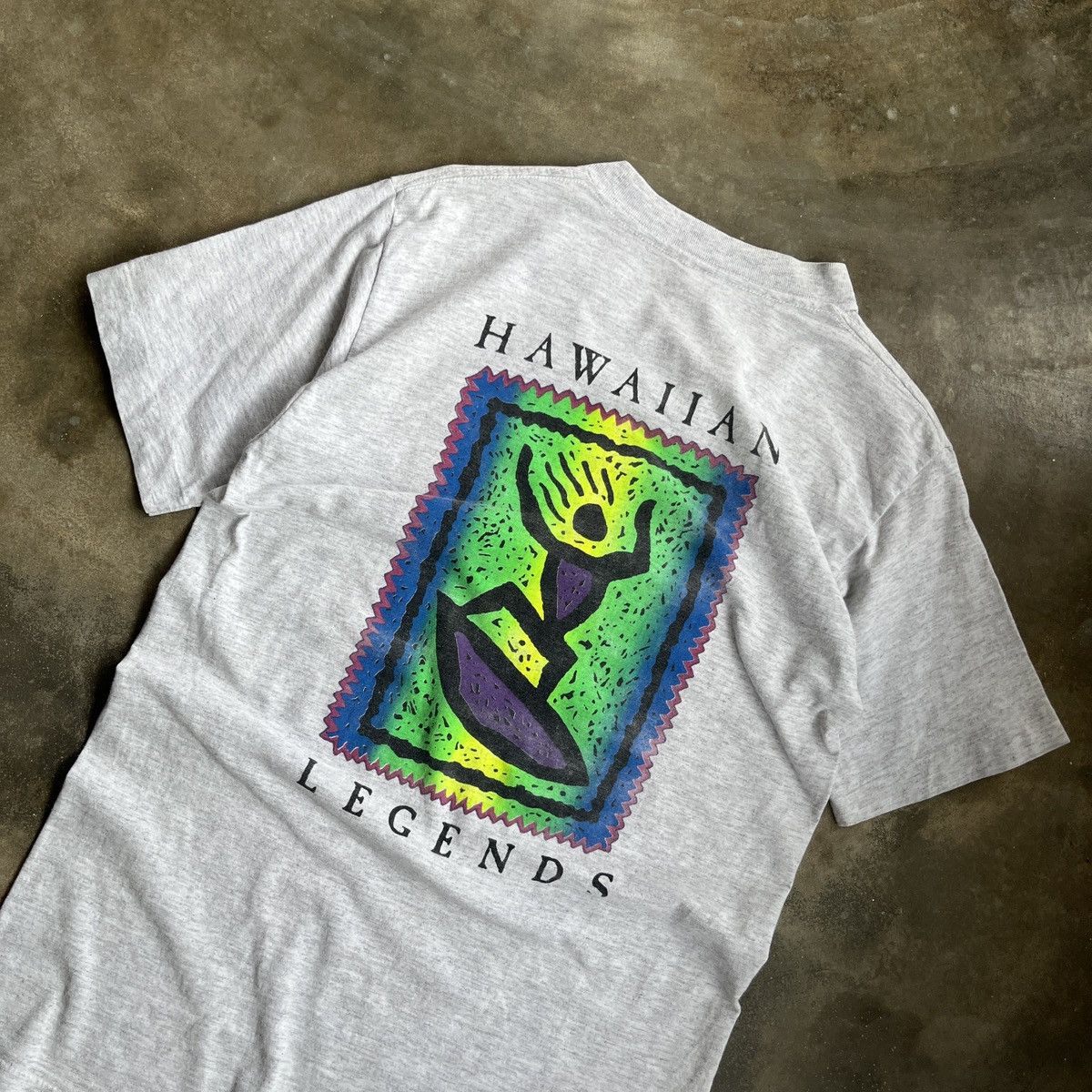 Vintage Vintage Hawaiian Legends Gray Size US M / EU 48-50 / 2 - 1 Thumbnail