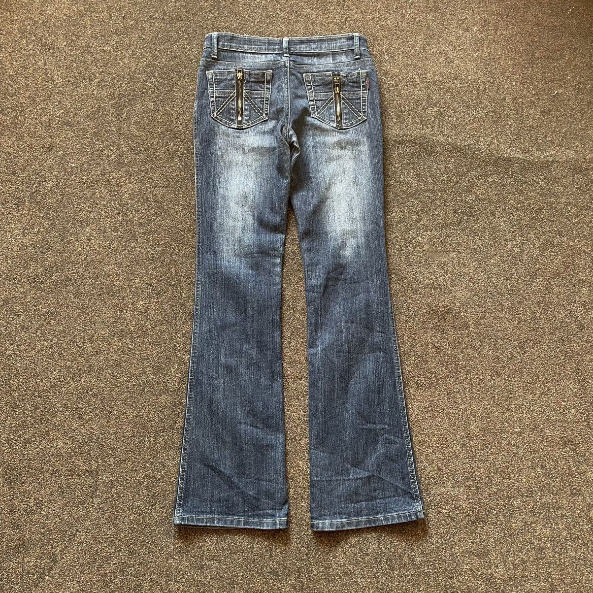 Vintage Y2K Vintage Faded Bootcut Jeans Distressed Flared Skate 28 Size 28" / US 6 / IT 42 - 1 Thumbnail