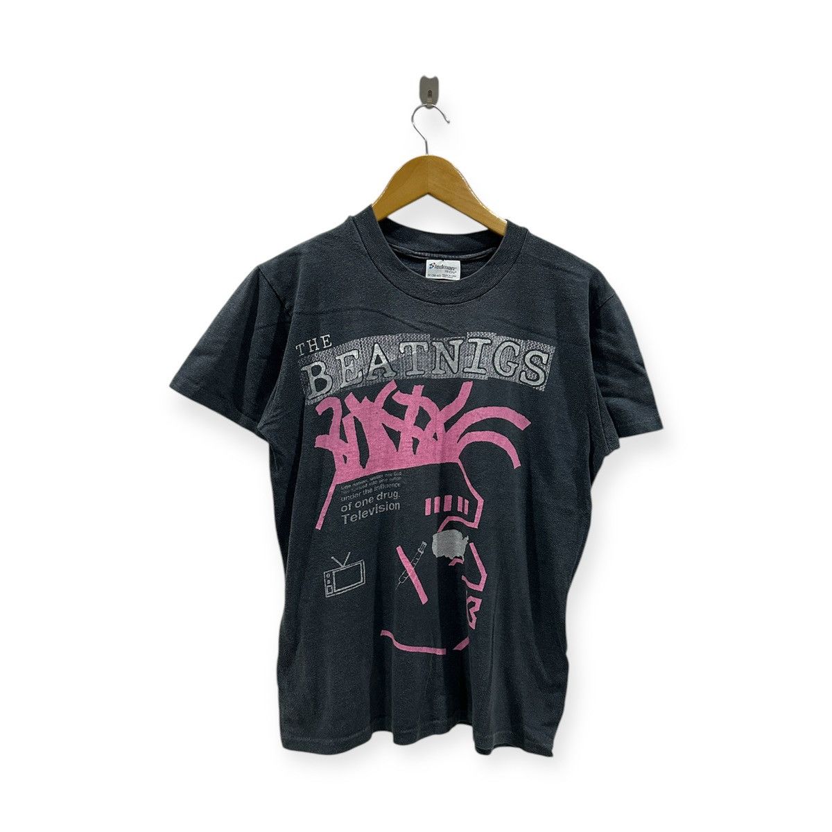 Band Tees × Vintage vintage 1988 THE BEATNIGS self titles album promo t-shirts Size US M / EU 48-50 / 2 - 1 Thumbnail
