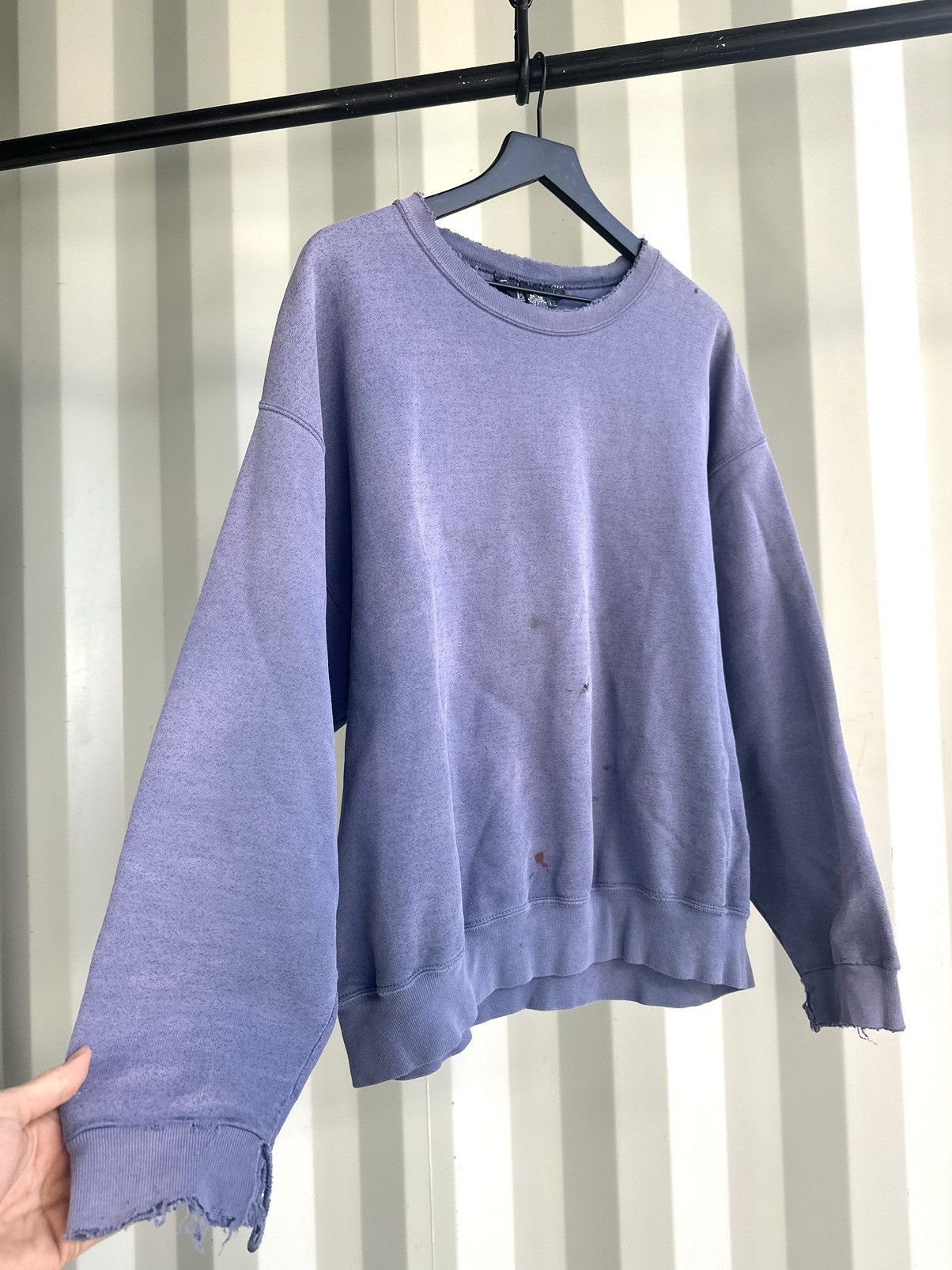 Vintage Thrashed Sun Faded Painter Sweatshirt Distressed ERD Grunge Size US L / EU 52-54 / 3 - 2 Thumbnail